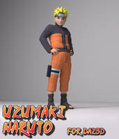 Naruto - Uzumaki Naruto Basic Figure for Dz3d G8M by Shinteo