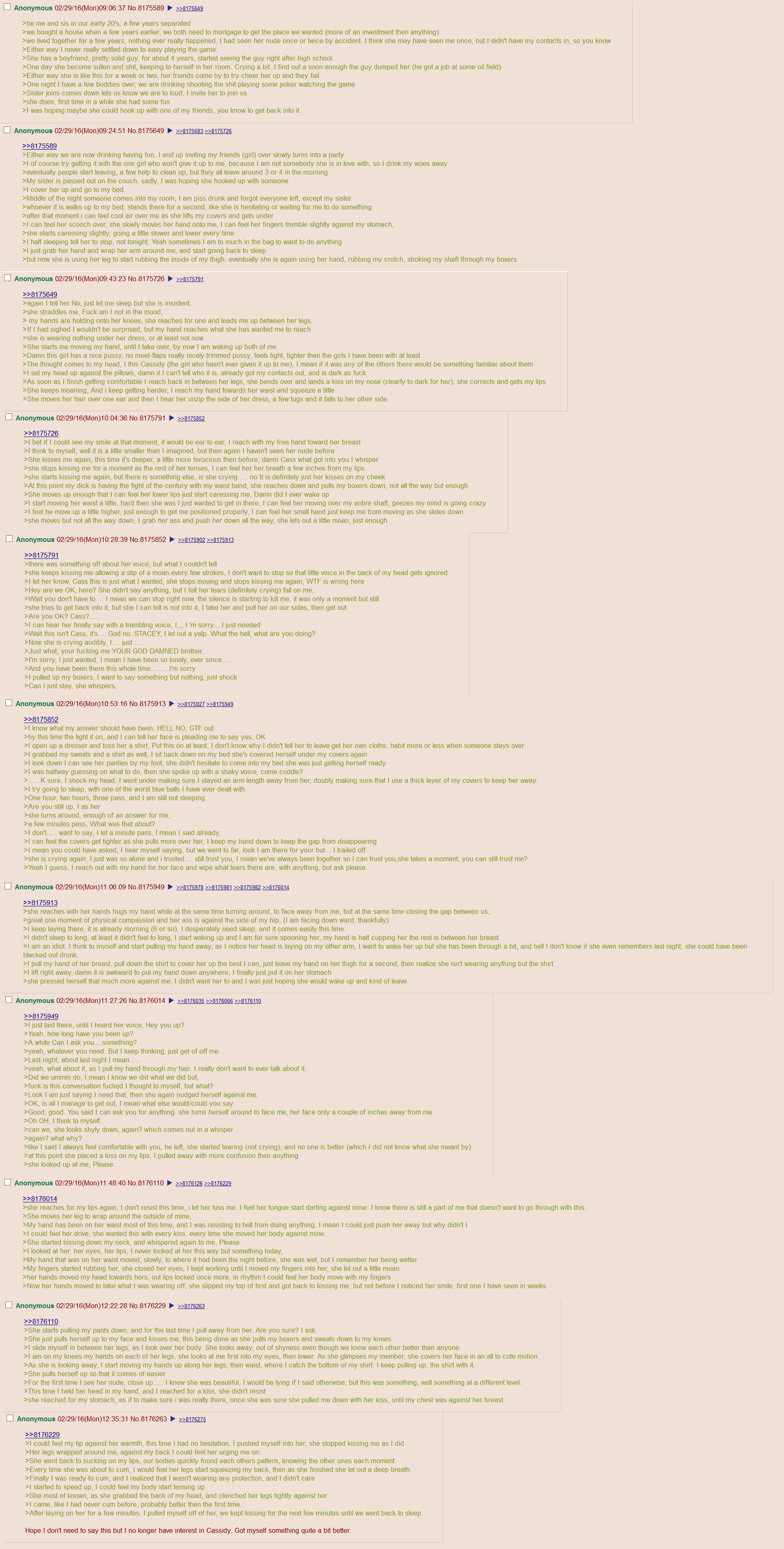 Anon's sister becomes sad after a break up