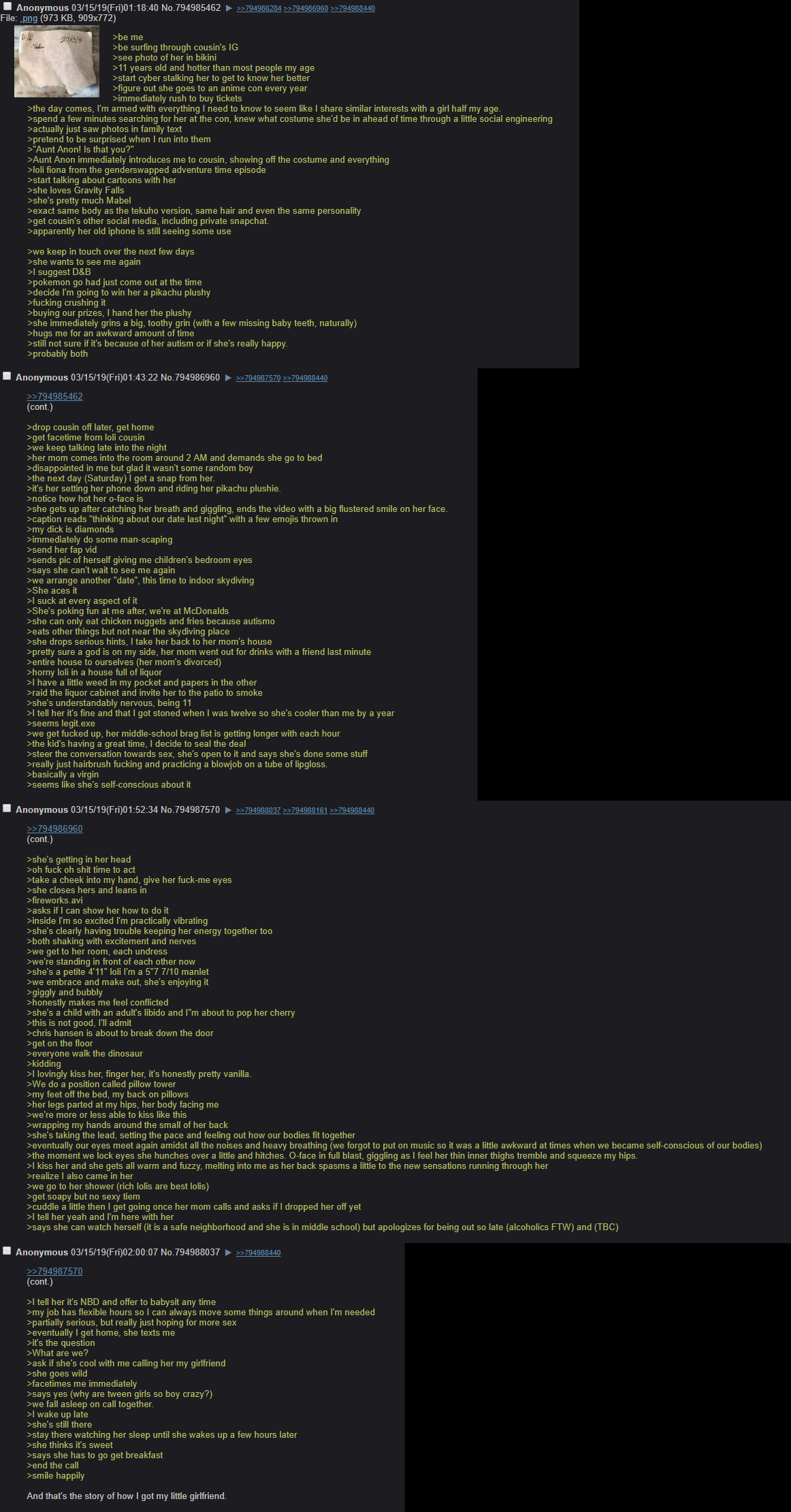 Anon's conspires to meet his loli cousin and win her over