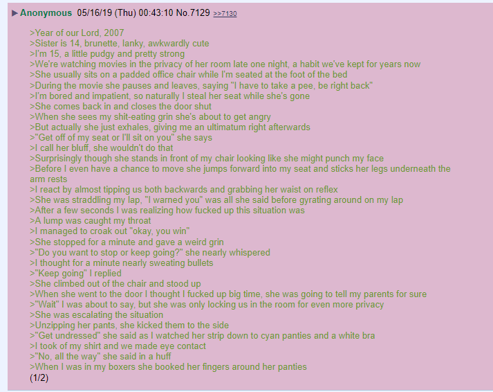 His sister humps him with a pillow