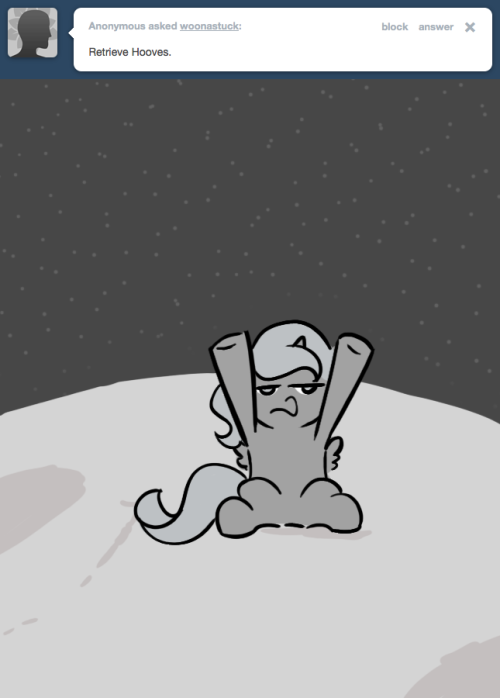 You’re already wearing your hooves, silly!