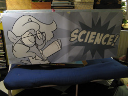 In honor of Moonstuck’s 100th post (and almost over 4000 followers, oh my goodness you guys), here’s a picture of a giant Science Woona banner!
We’re planning to have this in front of our table at BroNYcon this weekend, so if you’re going, keep an...