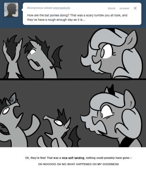 Oh, they’re fine! That was a nice soft landing, nothing could possibly have gone—
OH NOOOOO OH NO WHAT HAPPENED OH MY GOODNESS