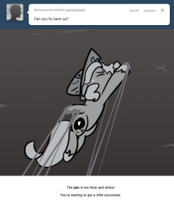 The jam is too thick and sticky!
You’re starting to get a trifle concerned.