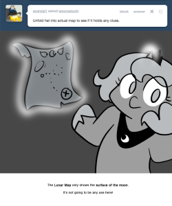 > Unfold hat into actual map to see if it holds any clues.
The Lunar Map only shows the surface of the moon.
It’s not going to be any use here!