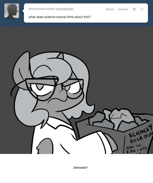 > what does science woona think about this?
…Seriously?