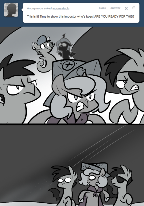 > This is it! Time to show this imposter who’s boss! ARE YOU READY FOR THIS?