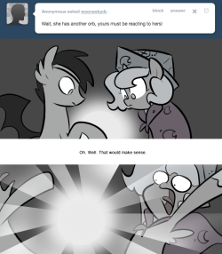 > Wait, she has another orb, yours must be reacting to hers!
Oh. Well. That would make sense.