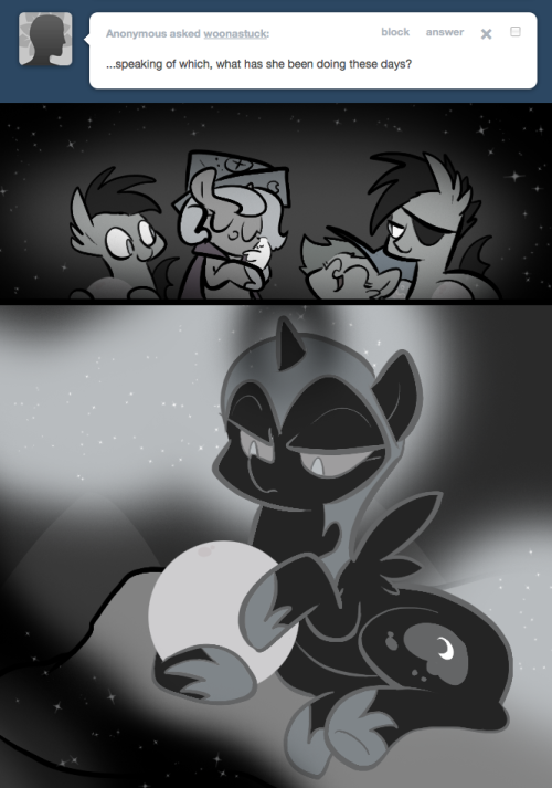 > …speaking of which, what has she been doing these days?