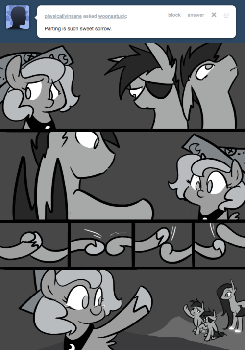 > Parting is such sweet sorrow.