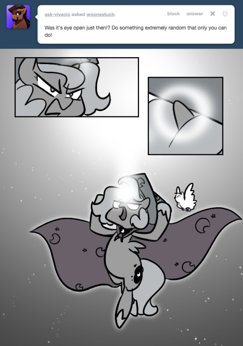 > Was its eye open just then!? Do something extremely random that only you can do!