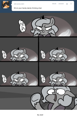 > Sit on your handy dandy thinking chair
By Jove!