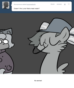 > Doesn’t the Lunar Maria need water?
No worries!