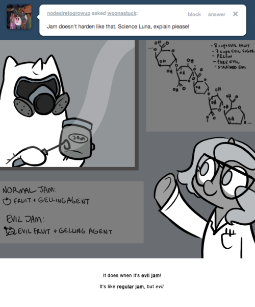 It does when it’s evil jam!
It’s like regular jam, but evil.