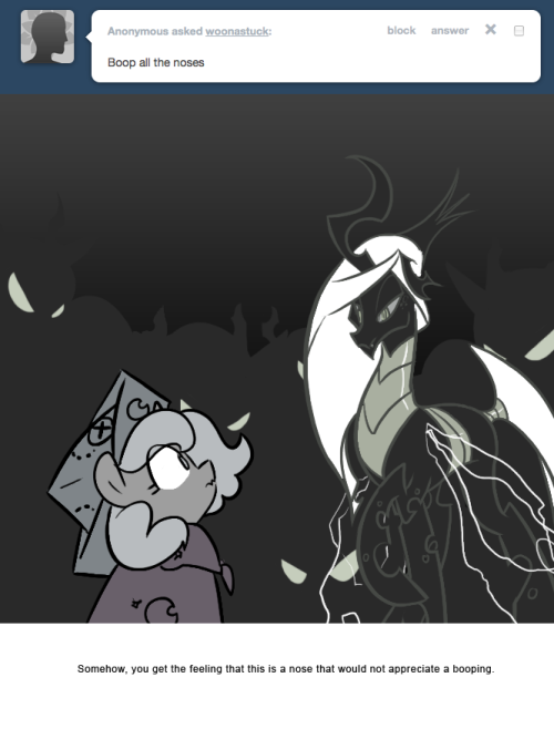 > Boop all the noses
Somehow, you get the feeling that this is a nose that would not appreciate a booping.