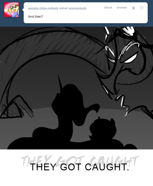 > And then?
THEY GOT CAUGHT.